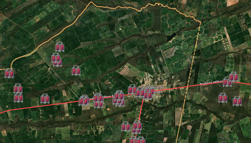 Dados vetoriais na plataforma ESG SpectraX
