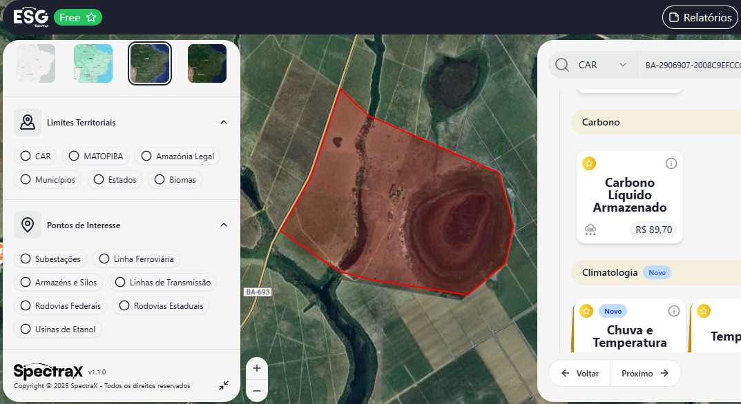 A informa&ccedil;&atilde;o sobre o carbono l&iacute;quido armazenado &eacute; de grande import&acirc;ncia para empresas que negociam cr&eacute;dito de carbono